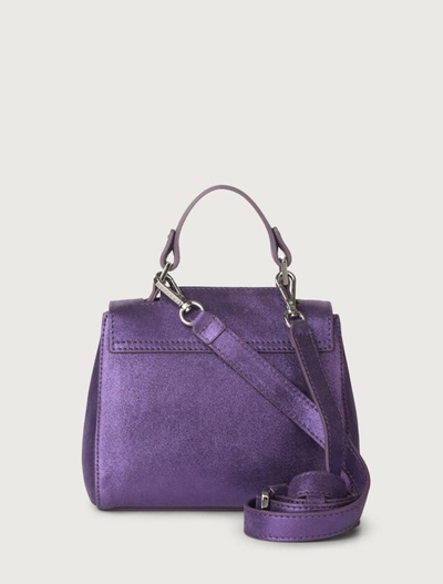 Shop Orciani Bags In Ultraviolet
