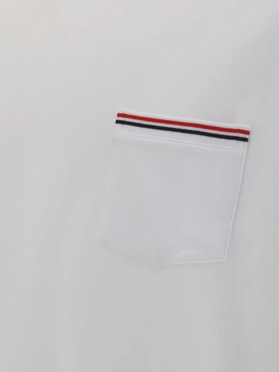 Shop Thom Browne Thome T-shirt In White