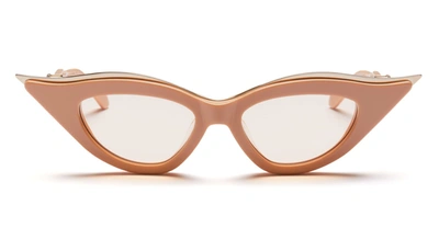 Shop Valentino Sunglasses In Beige