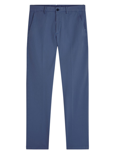 Shop Bugatchi Men's Stretch Cotton-blend Straight-leg Chino Pants In Navy