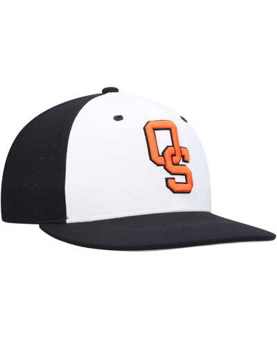 Shop Nike Men's  White Oklahoma State Cowboys Aero True Baseball Performance Fitted Hat