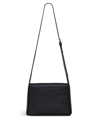 Radley London Westwell Lane Large Leather Flapover Crossbody In Black