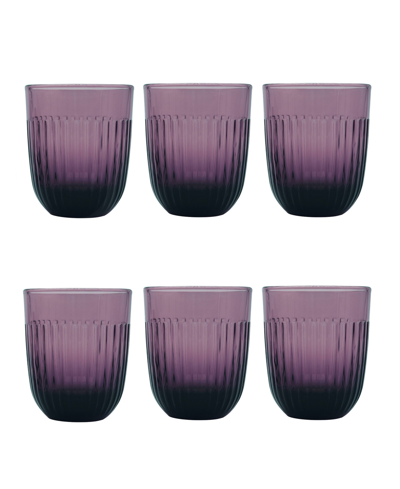 Shop La Rochere Aubergine Quessant 10 Oz. Tumbler, Set Of 6 In Eggplant Purple