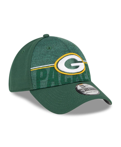 Shop New Era Men's  Green Green Bay Packers 2023 Nfl Training Camp 39thirty Flex Fit Hat