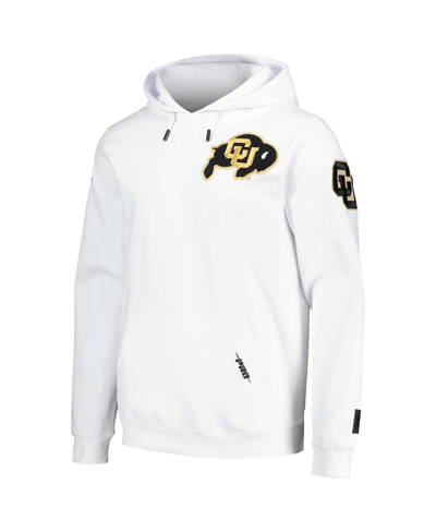 Pro Standard White Colorado Buffaloes Classic Pullover Hoodie In White