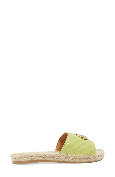 Shop Valentino By Mario Valentino Clavel Espadrille Slide Sandal In Lime