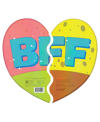 Super 7 Spongebob Squarepants Spongebob And Patrick Bff 2-pack (glitter) Reaction Figures In Multi