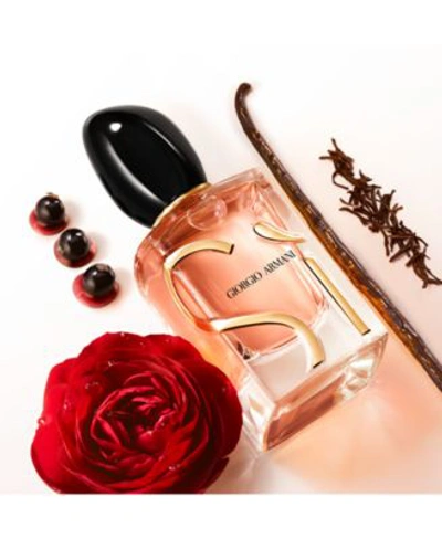 Shop Giorgio Armani Armani Beauty Si Eau De Parfum Intense Fragrance Collection A Macys Exclusive In No Color