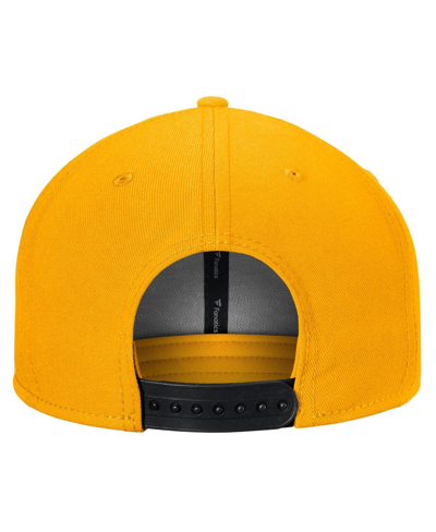 Shop Fanatics Men's  Gold Boston Bruins Fundamental Adjustable Hat