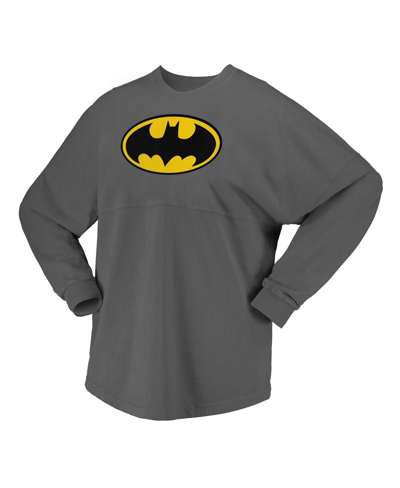 Spirit Jersey Men's And Women's Gray Batman Original Long Sleeve T-shirt In Gray