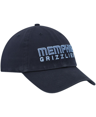 47 Brand Men's '47 Navy Memphis Grizzlies Clean Up Wordmark Adjustable Hat In Navy