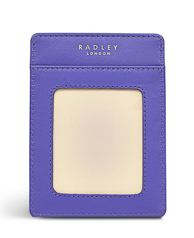 Shop Radley London Heritage Dog Outline Small Leather Travel Cardholder In Aurora