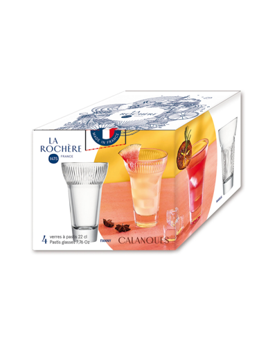 La Rochere Calanques 8 Oz. Cocktail Glasses, Set Of 4 In Clear