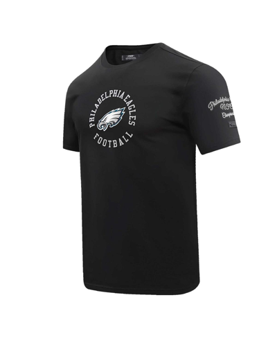 Shop Pro Standard Men's  Black Philadelphia Eagles Hybrid T-shirt