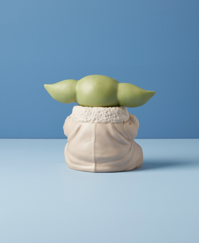 Lenox Grogu Figural Cookie Jar In Green