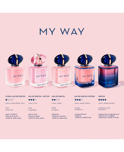 Giorgio Armani Armani My Way Eau De Parfum Nectar, 3 Oz. In No Color