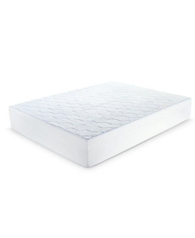 Vibe Cooling Quilted Memory Foam Mattress Pad, King In White