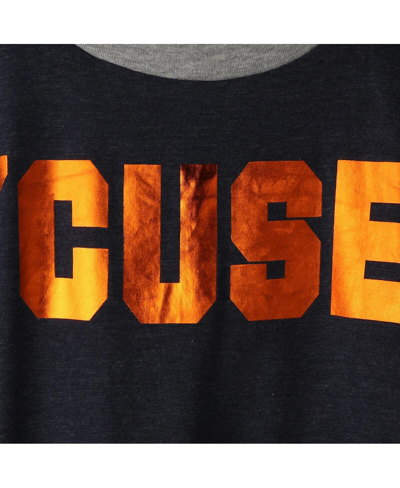 Shop Colosseum Women's  Navy Syracuse Orange Trey Dolman Long Sleeve T-shirt