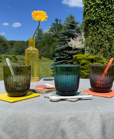 La Rochere Olive Green Quessant 10 Oz. Tumbler, Set Of 6 In Olive Green
