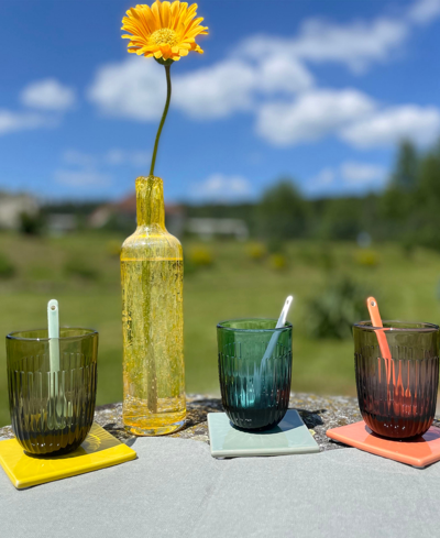 La Rochere Olive Green Quessant 10 Oz. Tumbler, Set Of 6 In Olive Green