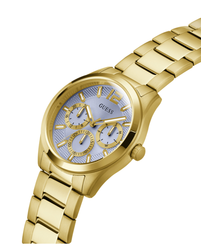 Shop Guess Men's Analog Gold-tone Stainless Steel Watch 42mm