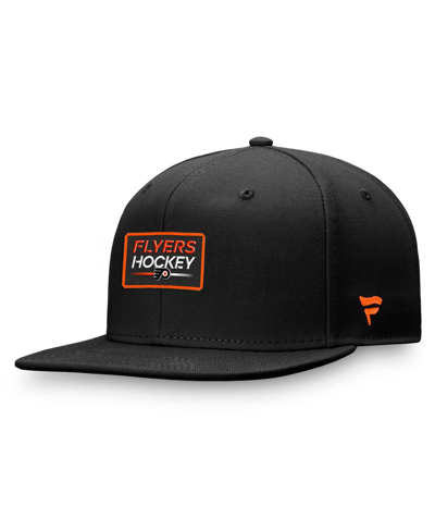 Shop Fanatics Men's  Black Philadelphia Flyers Authentic Pro Prime Snapback Hat