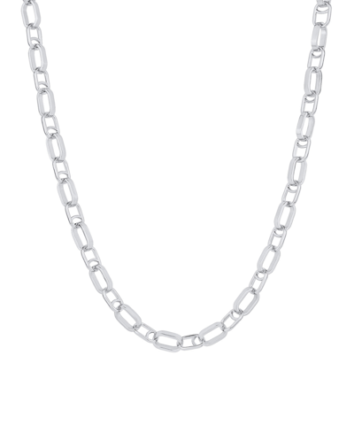 And Now This 18k Gold Plated Or Silver Plated Link Chain Necklace In Silver
