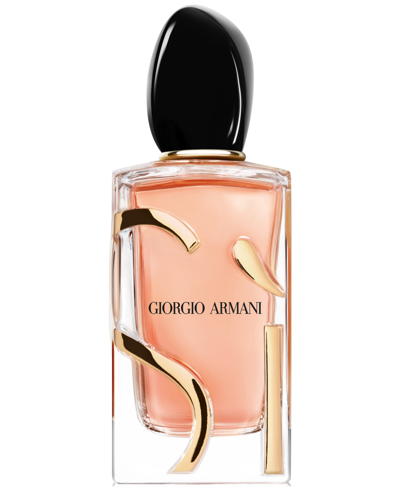 Shop Giorgio Armani Armani Beauty Si Eau De Parfum Intense, 3.3 Oz., A Macy's Exclusive In No Color