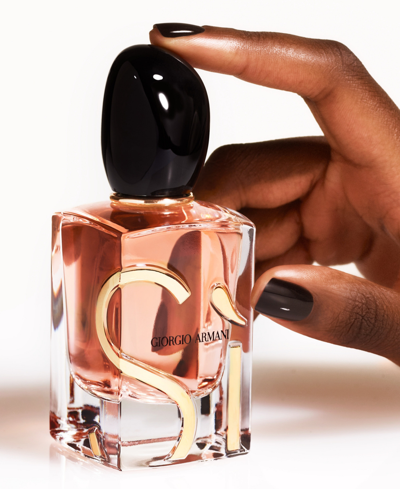 Shop Giorgio Armani Armani Beauty Si Eau De Parfum Intense, 3.3 Oz., A Macy's Exclusive In No Color