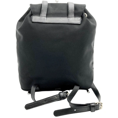 Shop Fendi Black Synthetic Backpack Bag ()