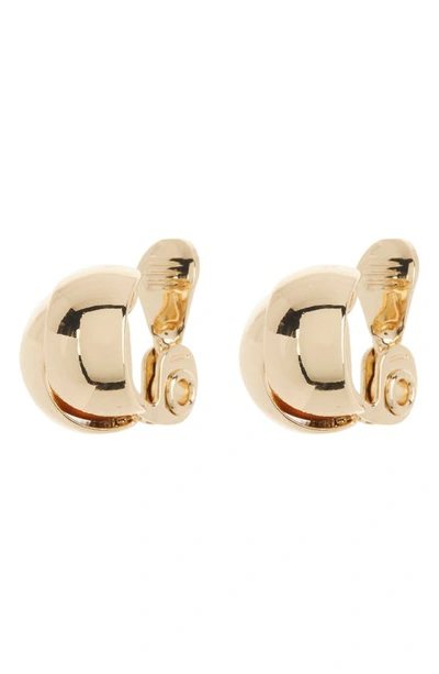 Shop Anne Klein Layered Clip Earrings In Gold