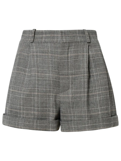 Shop The Mannei 'kudebi' Shorts In Grey Virgin Wool Blend