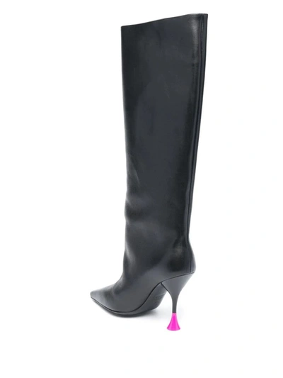 Shop 3juin Anita 100mm Knee High Boots In Black