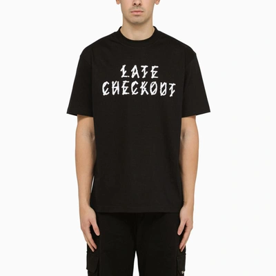 Shop M44 Label Group 44 Label Group Late Checkout T-shirt In Black