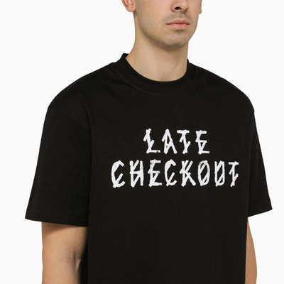 Shop M44 Label Group 44 Label Group Late Checkout T-shirt In Black