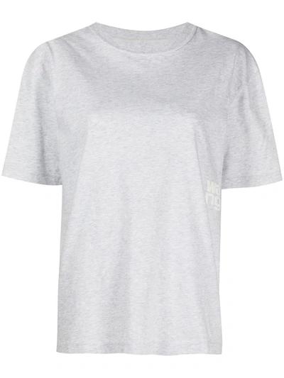 Shop Alexander Wang Printed T-shirt In Grey