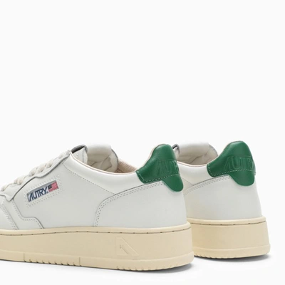 Shop Autry Low Medalist White/green Trainer