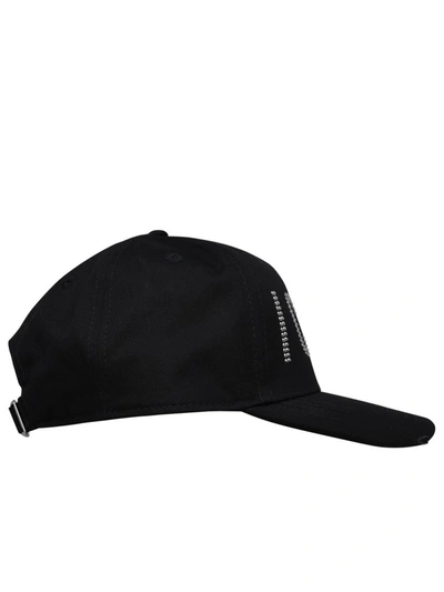 Shop Dsquared2 Black Cotton Cap