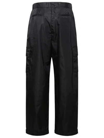 Shop Off-white Black Polyamide Trousers