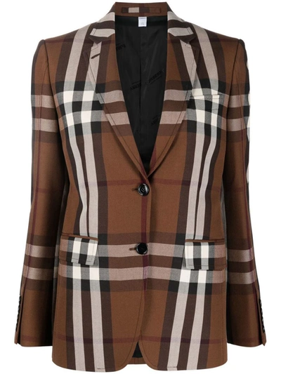 Shop Burberry Jackets Brown
