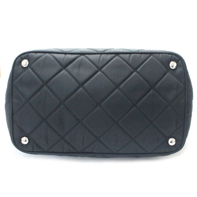 Shop Prada Cabas Black Leather Tote Bag ()