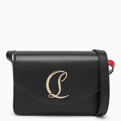 Shop Christian Louboutin Black/gold Shoulder Bag