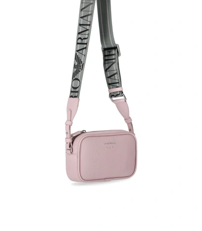 Shop Ea7 Emporio Armani  Camera Bag Pink Crossbody Bag