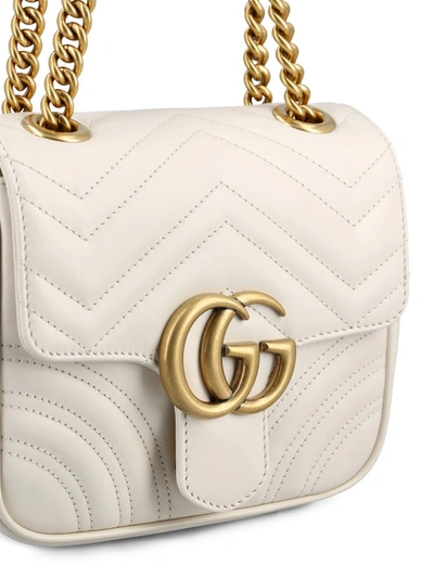 Shop Gucci Handbags In Mystic White