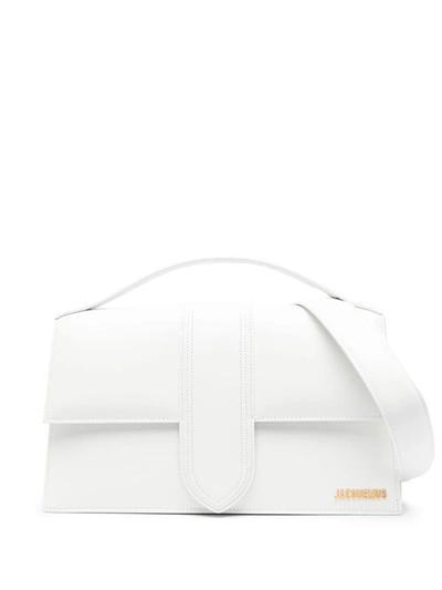 Shop Jacquemus Le Bambimou Shoulder Bag In White