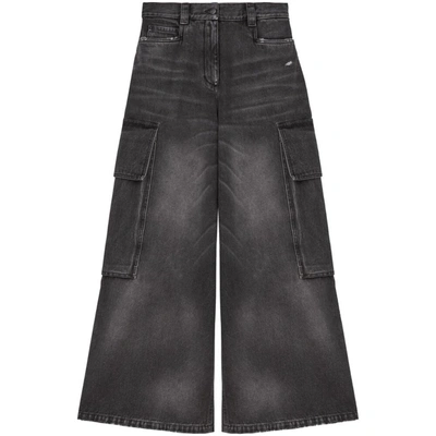 Shop Palm Angels Jeans In Black