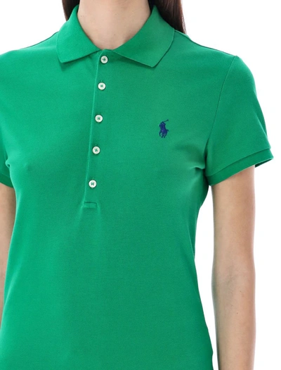 Shop Polo Ralph Lauren Classic Polo Shirt In Biliard Green