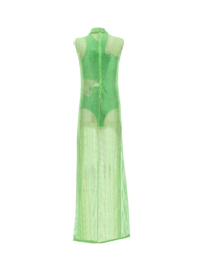 Shop Stella Mccartney Dresses In Green Fluo