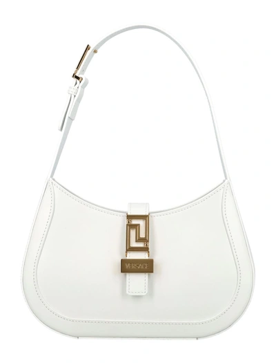 Shop Versace Greca Goddess In White