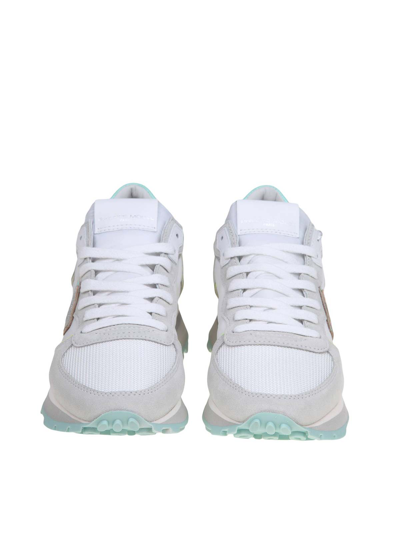 Shop Philipp Plein Tropez Sneakers In Suede And Nylon In White